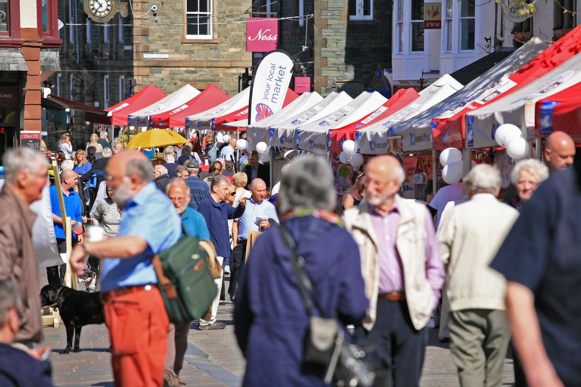 Gala Shade Pro Gazebo Market Stall with custom printed canopy